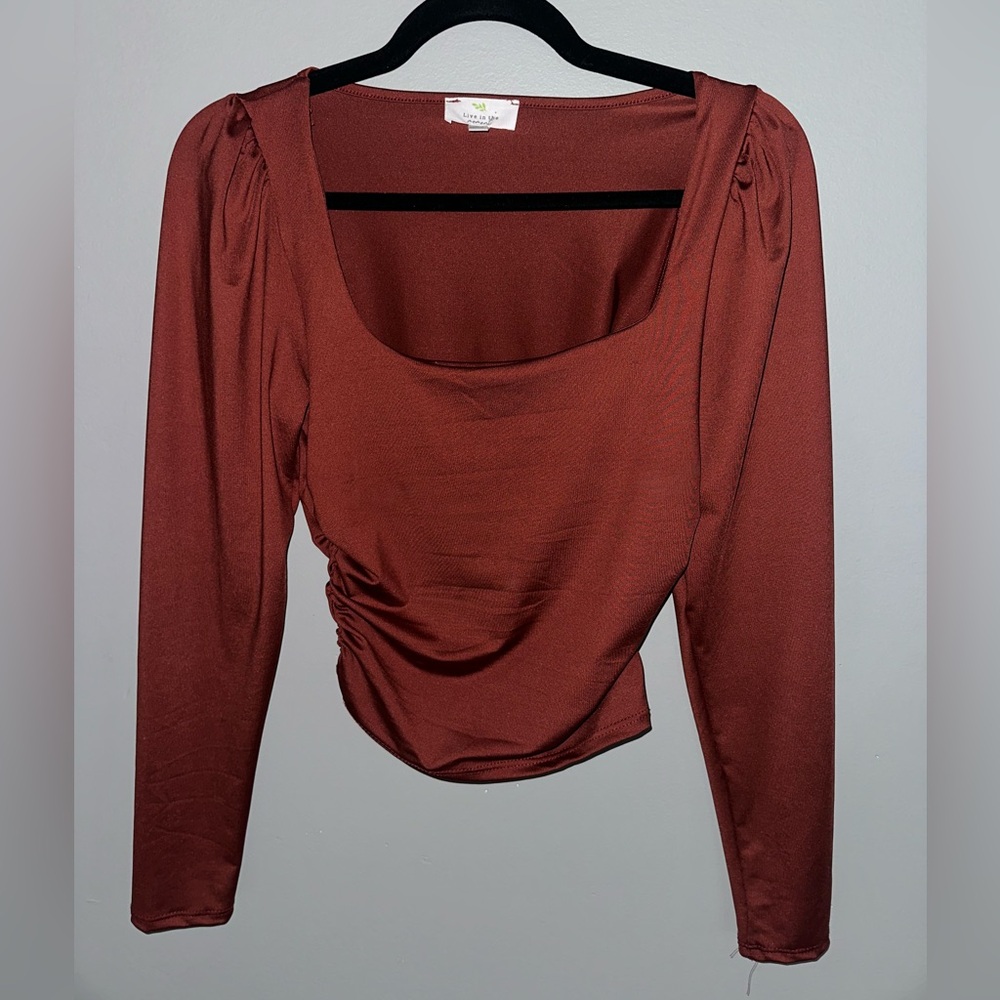 square neck top